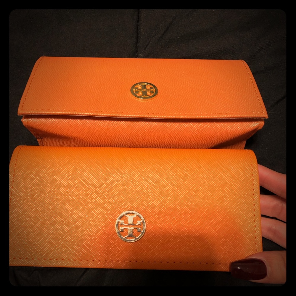 2 Tory Burch sunglasses cases